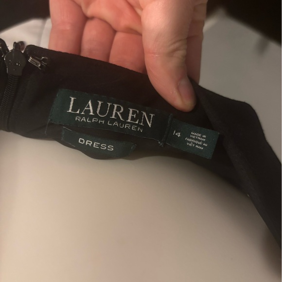 Lauren Ralph Lauren Black and White Midi Dress - Picture 5 of 5